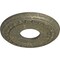 Ekena Millwork Jackson Ceiling Medallion (Canopies up to 7 3/8"), 12 1/4"OD x 4"ID x 1 1/8"P, Witch Hazel Crackle CM12JAWHC - alternate 3
